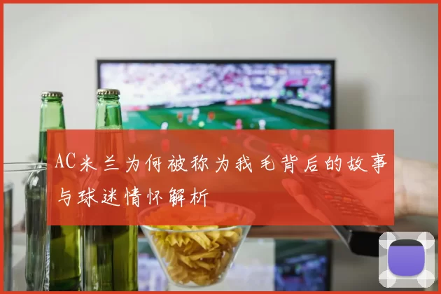 AC米兰为何被称为我毛背后的故事与球迷情怀解析